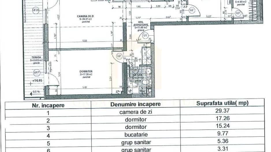 Vanzare apartament 3 camere, parcare, zona Iulius Mall, FSEGA - Poză 12