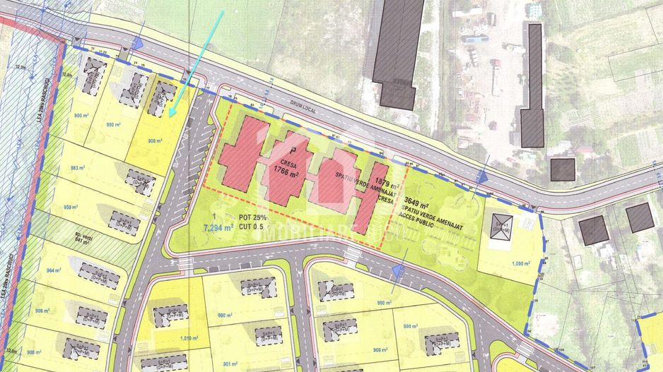 Teren 900 mp Răscruci | PUZ | 2 fronturi | Utilități | 45.000€ - Poză 2