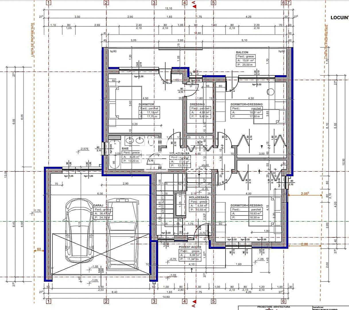 Casă modernă, parțial mobilată, cu garaj și teren de 815 mp, Șelimbăr - Schiță 10
