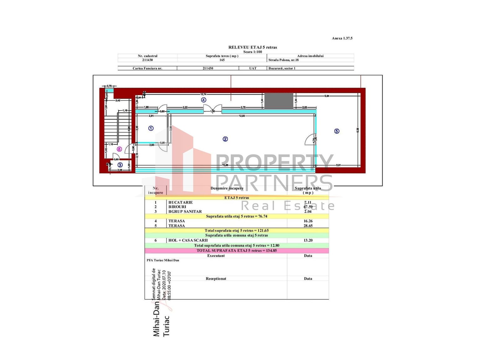 Cladire de birouri  Str. Polona - Str. Mihai Eminescu - Schiță 12