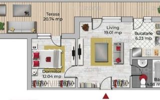 Apartament 2 Camere Uverturii - Poză 14