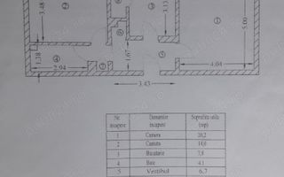 Apartament 2 camere , decomandat 60 mp util 1990 Tei, Circului - Poză 8