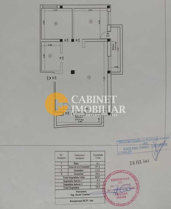 OFERTA! 3 camere - 2 locuri de parcare - boxa - mobilat - Poză 7
