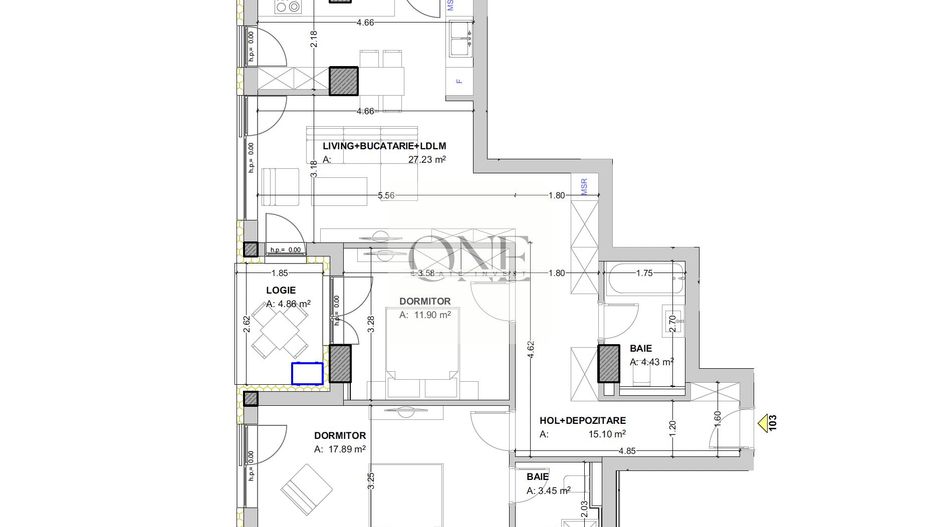 Apartament 3 Camere Bloc Nou - Poză 2