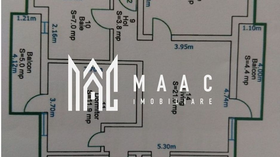 Apartament 4 camere | 82 MPU | 2 Balcoane | Mihai viteazul - Poză 3