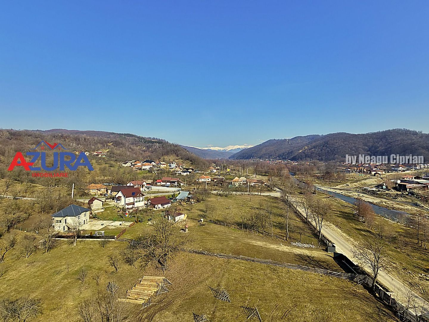 Teren 2500 mp în natură, Valea Bratia, priveliște spre munți - Poză 1