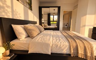Apartament 2 camere de închiriat în Pipera, 56 mp, 550 €/lună, mobilat - Poză 7