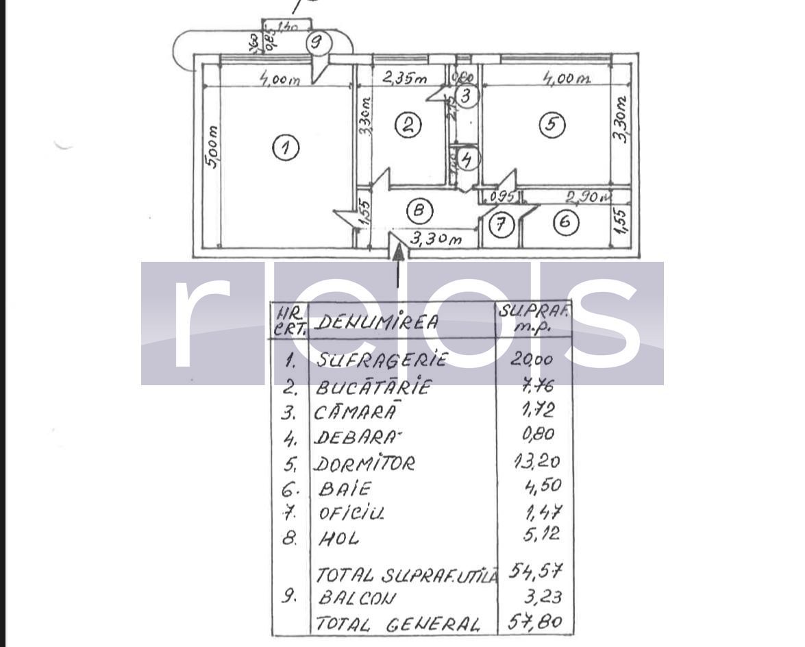 Apartament 2 camere Vitan decomandat centrala termica 58 mp utili - Poză 13