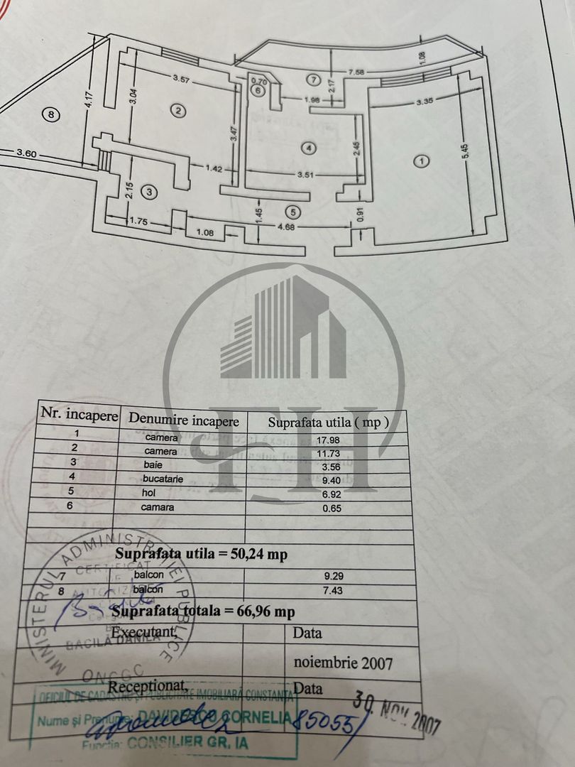 RENTED / INCHIRIAT Apartament cu 2 camere de închiriat în zona Tomis Nord - Poză 3