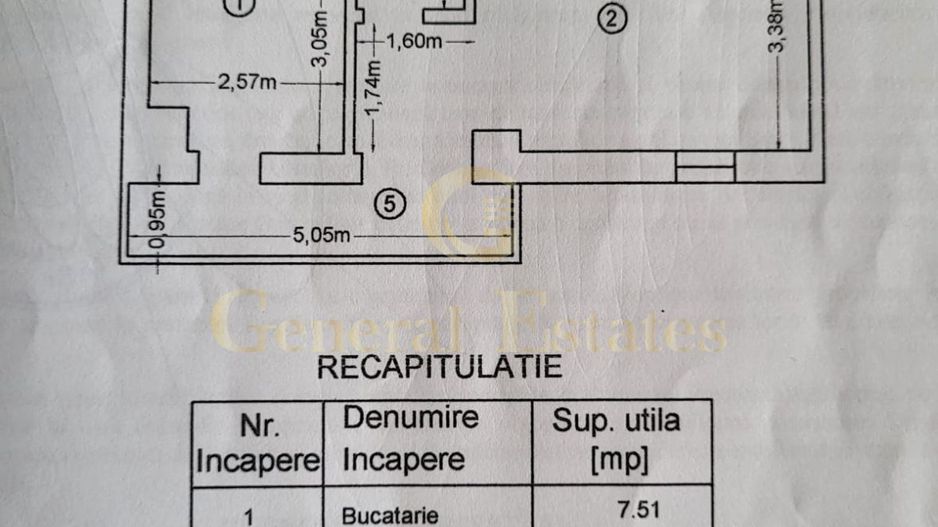 Vânzare apartament - 1 cameră - 40,55 m.p. - Tătărași - Poză 14