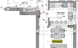 Apartament 2 camere, la cheie (YND-23C-Mi-ap.8) - Poză 2
