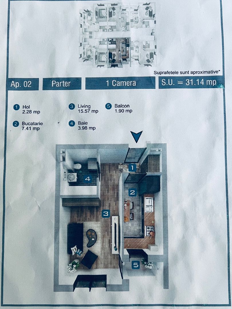 De vanzare Garsoniera Militari Residence - Poză 6