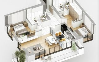 Apartament 3 camere de vanzare - Poză 1