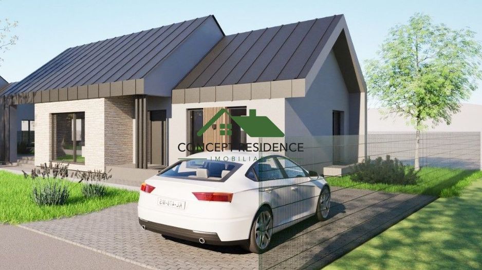 Casă nouă semifinisată | Complex de 8 case | Tăuții Măgherăuș – Dura - Poză 1