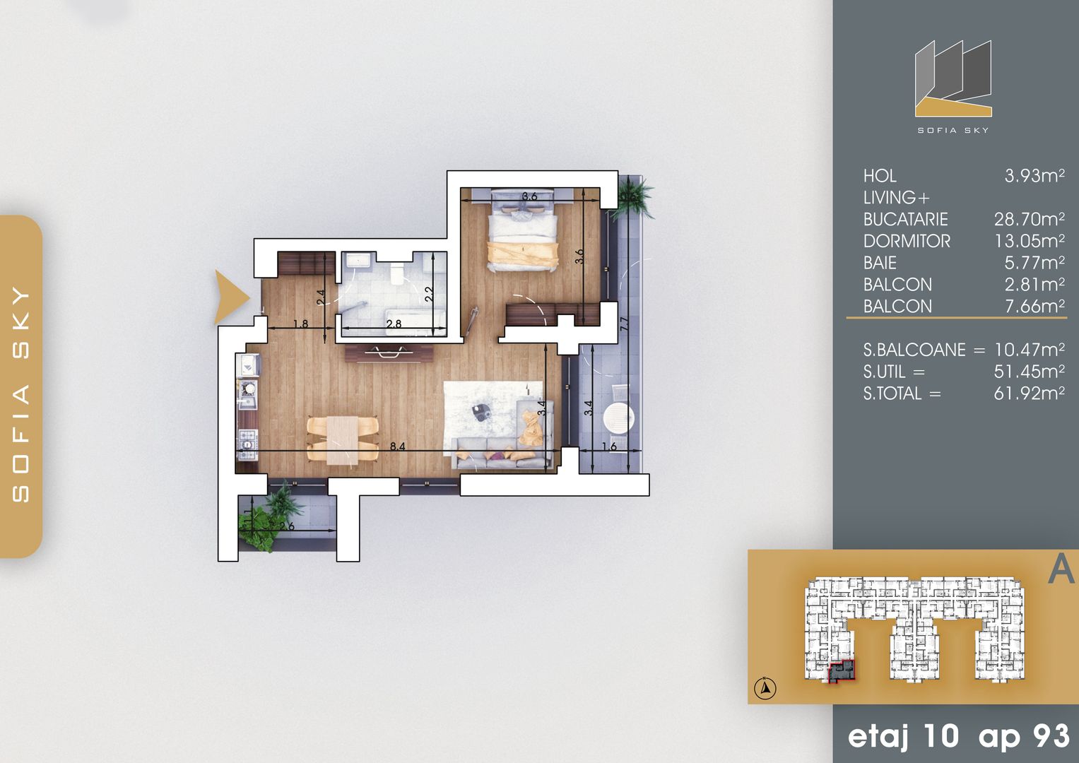 2 camere acte gata Titan Pallady  7 min Metrou Nicolae Teclu - Schiță 7