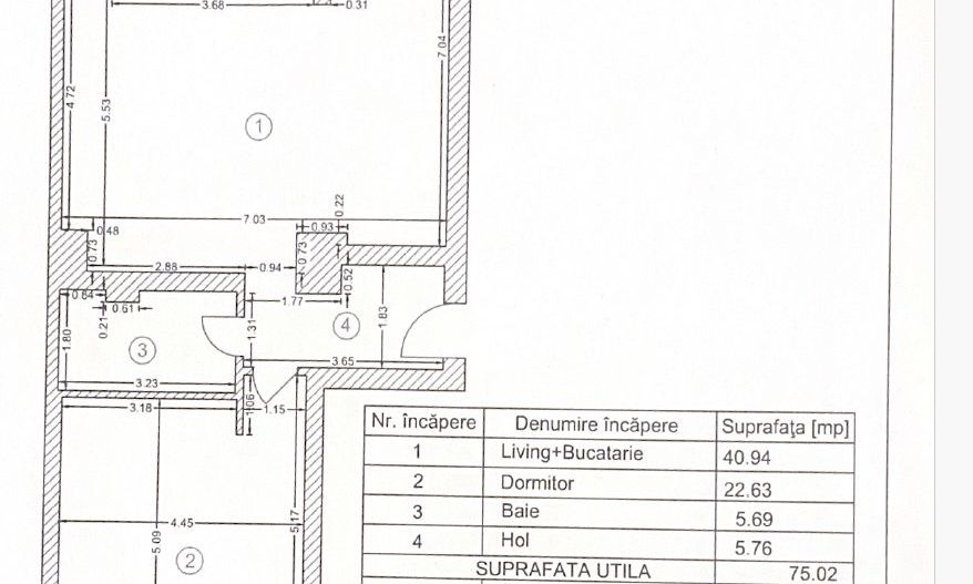 2 Camere PREMIUM || Parter cu Grădină 26mp || Brick Loft - Schiță 24