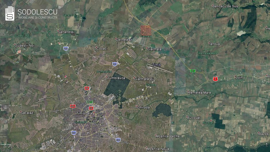 PUZ _teren 37.500 mp Giarmata  spre A1 - Poză 11