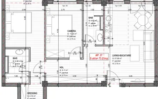 Langa ESO. 73 mp. Bloc nou cu lift. - Schiță 12