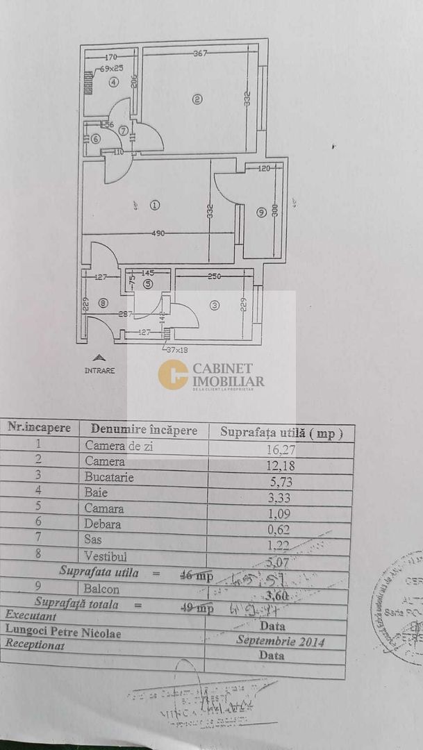 2 camere | 2min metrou Parc Dr Taberei | 50mp | 3/4 | garaj - Poză 8