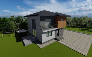 Casa la rosu 5 camere, 119 mp utili de vanzare in Ocolis - Poză 4