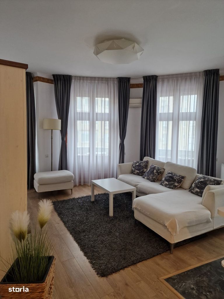 Apartament 2 camere Calea Victoriei, 60 mp, centrală proprie, 5 balcoane - Poză 1
