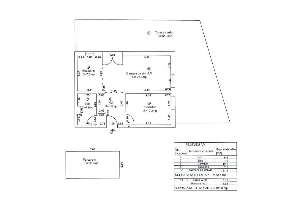 Braytim-Lidia | 2 camere | Curte proprie 62 mp | Loc de parcare - Poză 17
