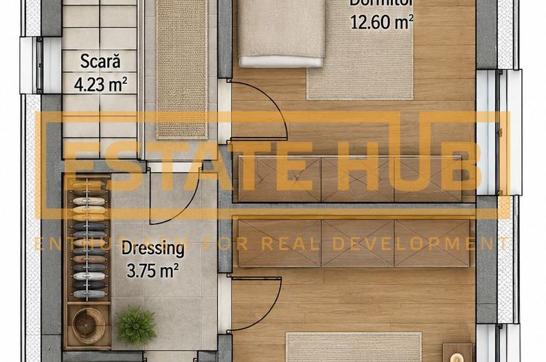 Duplex premium cu eficiență energetică ridicată - Cartier Europa, Aleea Muzicii - Poză 9