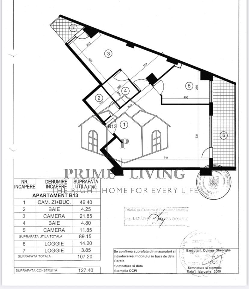 APARTAMENT SUPERB CU 2 DORMITOARE LÂNGĂ PARCUL HERASTRAU - Schiță 12