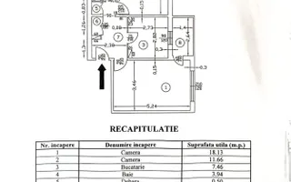 APARTAMENT 2 CAMERE | ETAJ 3 | AVIATIEI - Schiță 13