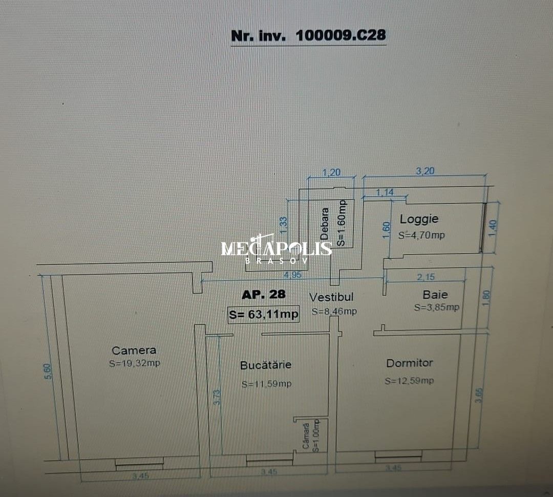 2.5 Camere | Decomandat | Renovat | 63mp | Avram Iancu - Poză 3