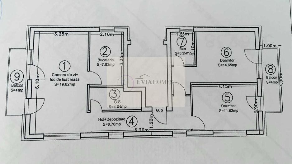3 camere / zona Romul Ladea/ Parcare inclusa - Poză 8
