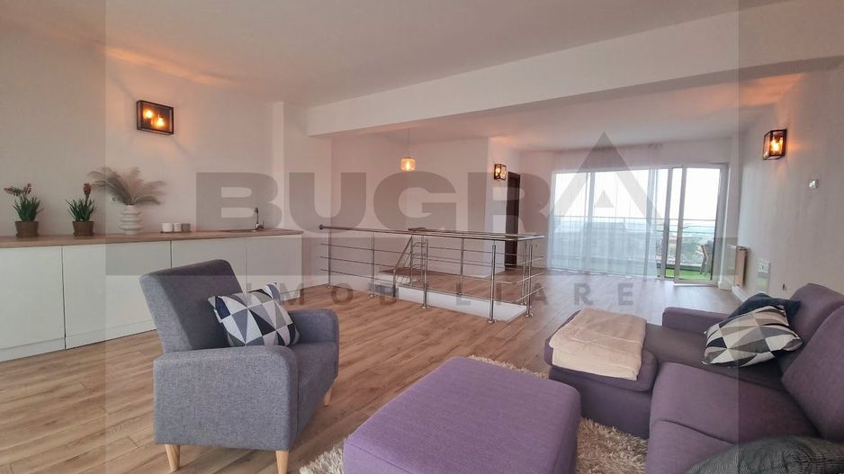 Penthouse superb pe 2 nivele, orientat E-V, cartier Buna ziua - Poză 4