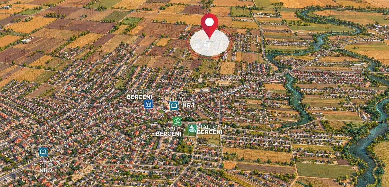Teren de vanzare, 418 mp - Comuna Berceni, Ilfov - Poză 5