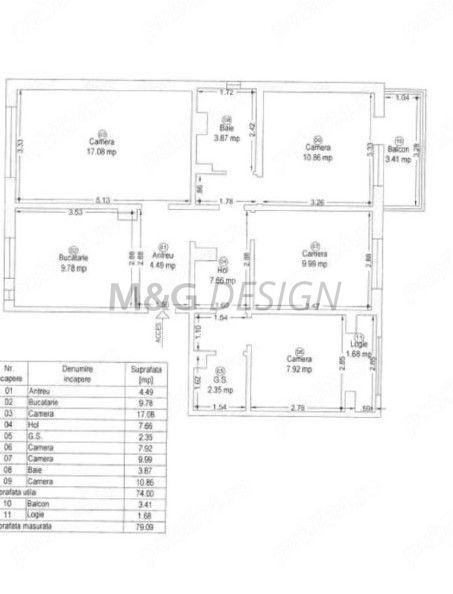 Apartament 4 camere Soarelui etaj 2 - Poză 8