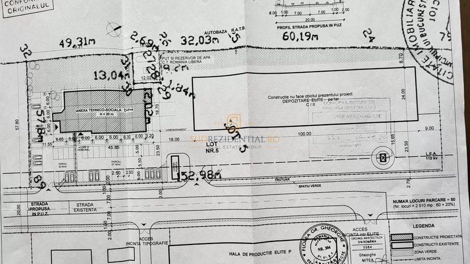 Vanzare cladire de birouri+hala de productie, Dr.Lunca Cetatii, Sect.3 - Schiță 7