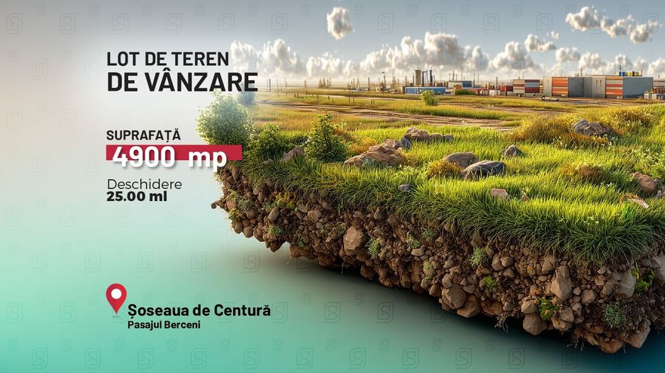 Teren intravilan 4.900 mp – zonă industriala - Jilava, Sos. de Centura - Poză 1