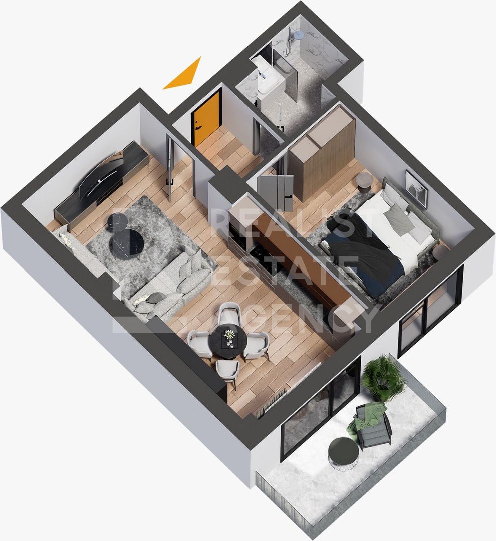 Vânzare, apartament, 2 camere, Iași - Poză 1