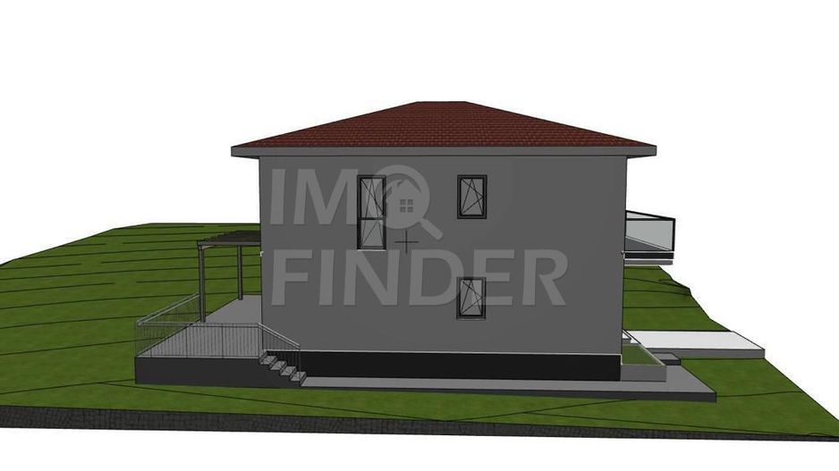 Vanzare casa individuală, Chinteni, 500 mp teren, strada asfaltata - Poză 7