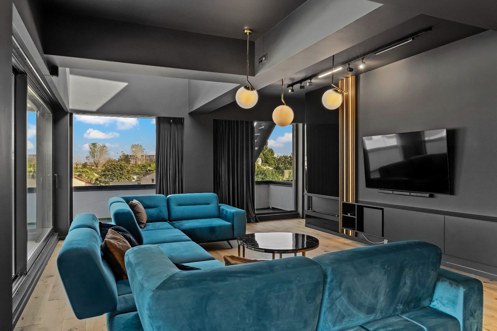 Apartament 3 camere lux | 140 mp | 33 mp terasă | Șos. Petricani - Poză 19