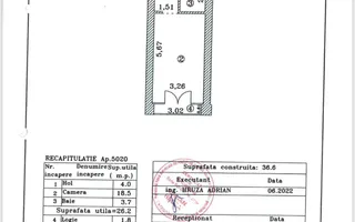 Studiou superb de vânzare, Win Herestrău, mobilat si utilat lux, terasă - Poză 17