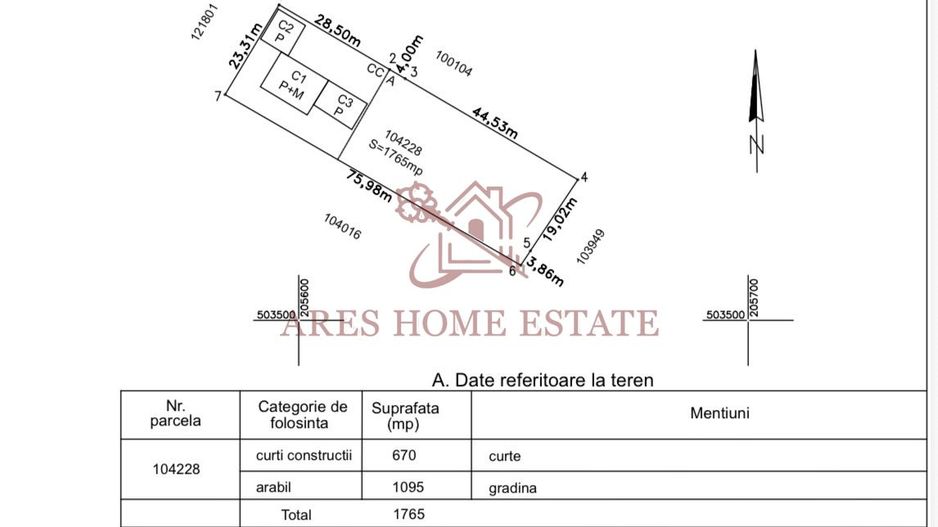 Casă 7 camere + spațiu comercial 55 mp – Orțișoara, 0% comision - Schiță 16