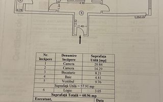 Apartament 2 camere de inchiriat, Bld. Metalurgiei, Parc Tudor Arghezi - Schiță 11