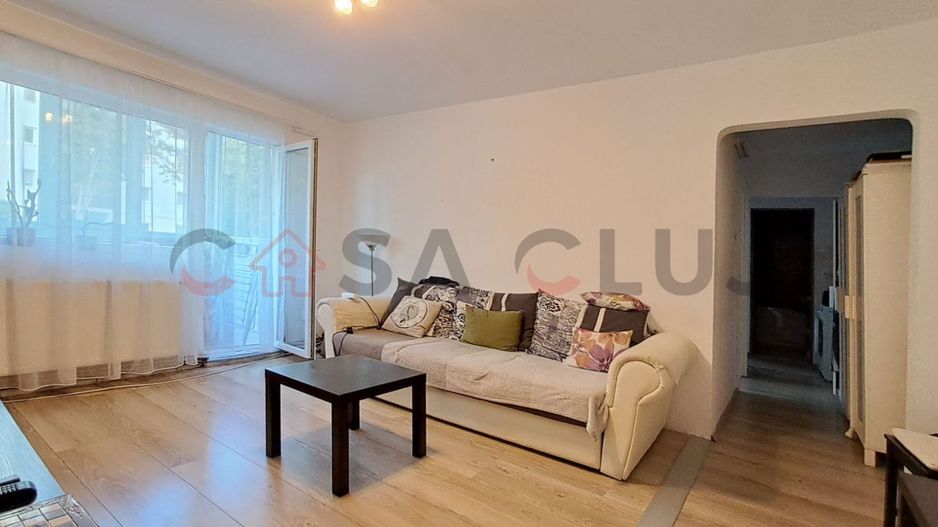 3 camere, Manastur, 51 mp. Parter Inalt , Balcon!! - Poză 3