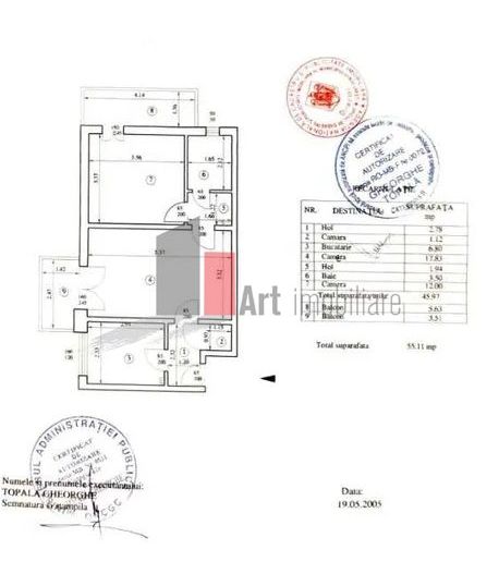 Apartament 2 camere 2 balcoane - Schiță 10