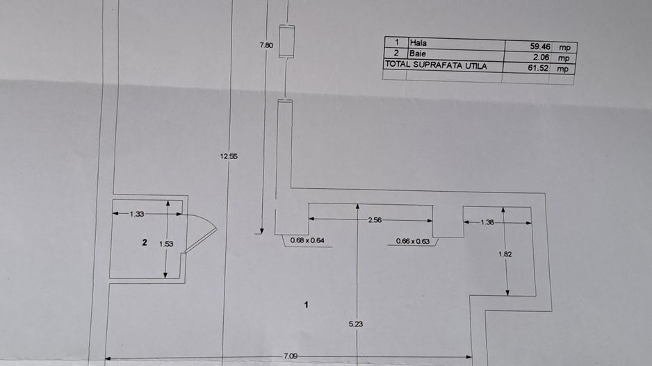 Spatiu comercial 61,52 mp - bd. Timisoara - Poză 9