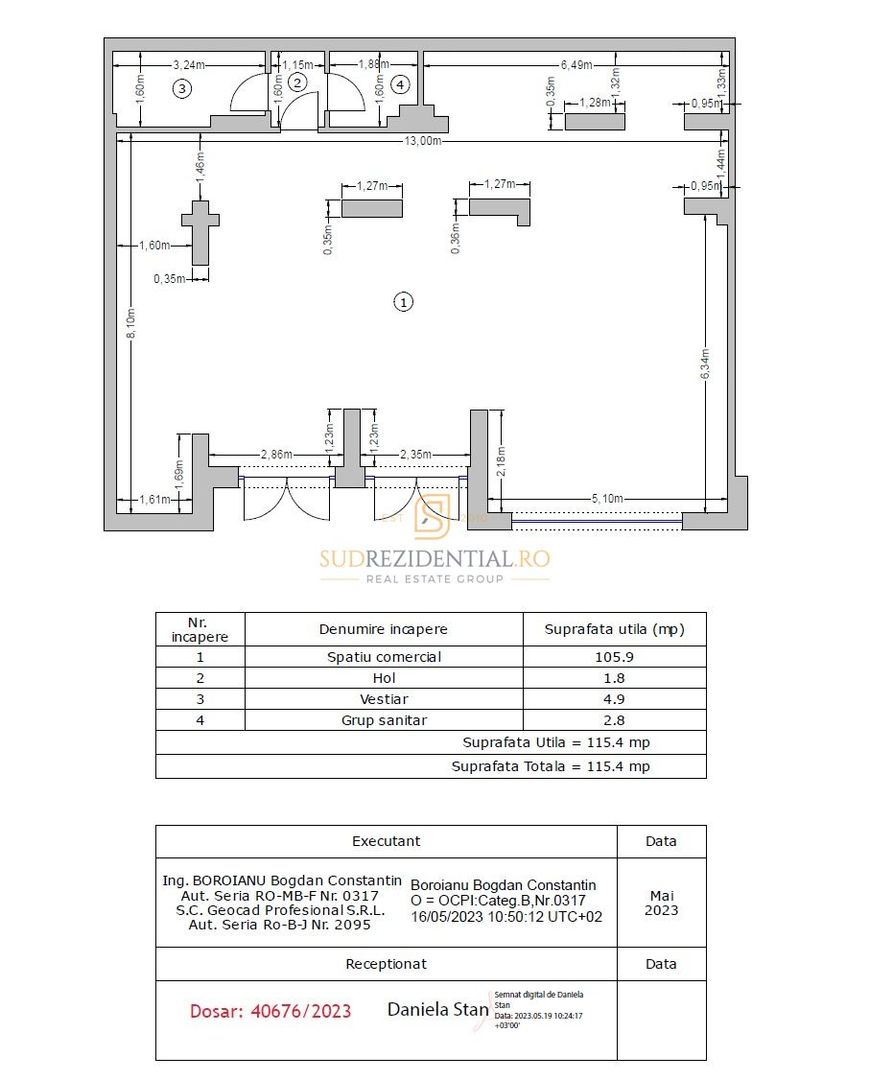 Spatiu comercial stradal, 115,40 mp, Drumul Binelui, Metalurgiei Park - Poză 8