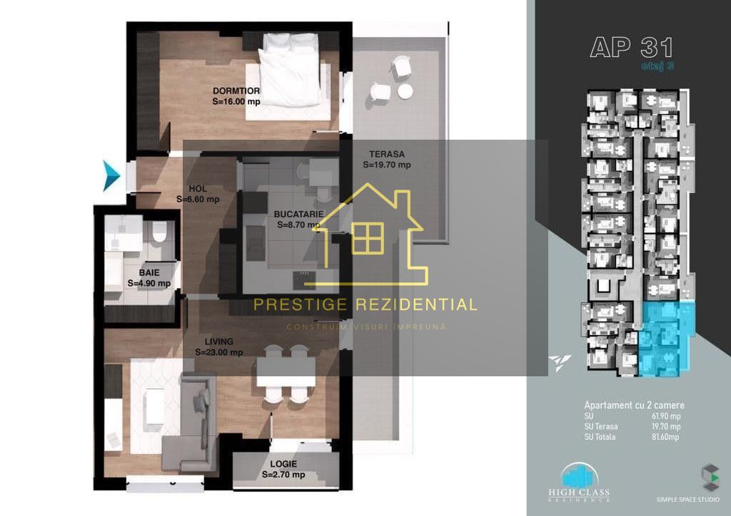 2 Camere, Terasa 20 mp, Decomandat, Mutare Imediata,Titan-Pallady - Poză 10