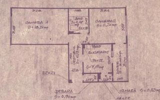 Apartament 2 camere de vanzare | Cartier Intre Lacuri | Etaj 1 - Schiță 9