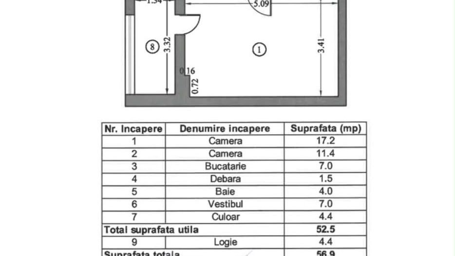 Apartament 2 camere decomandat | Turda–Domenii | Complet Renovat - Poză 1