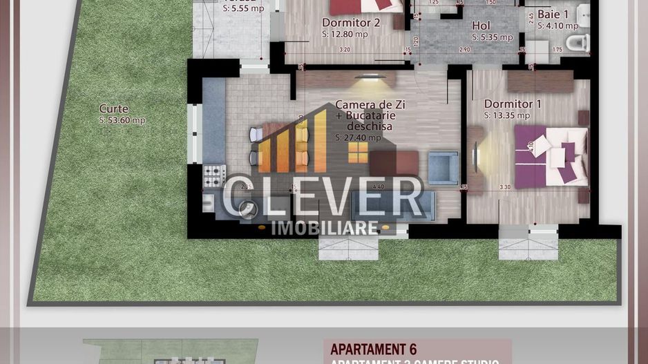 Theodor Pallady 3 Camere cu gradina 53mp Metrou N. Teclu - Poză 2